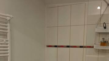Regadera, amenidades de baño ecológicas, secadora de cabello, toallas