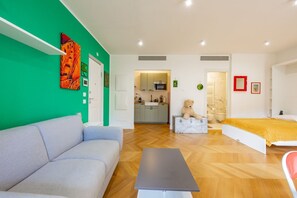 1 chambre, lit parapluie, Wi-Fi, draps fournis