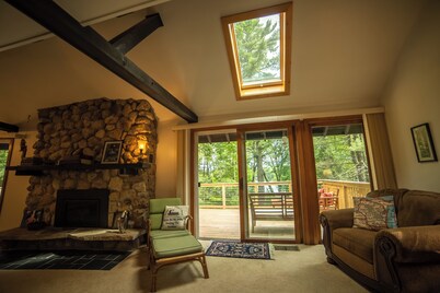 Lakefront Home on quiet sandy lake near peaceful Wautoma Kayaks, Canoe, beach