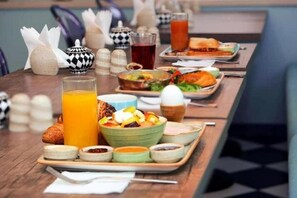 Petit déjeuner continental compris tous les jours