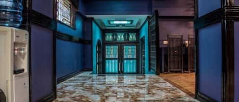 Interior entrance