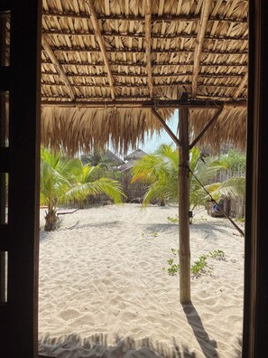 Classic Double Room, Garden View | Garden view - Hostal Onahu Chacahua (Villa de Tututepec de Melchor Ocampo)