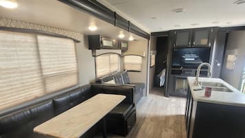 Mobile Home, Patio, Hill View | Individually decorated, individually furnished, laptop workspace