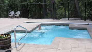 Indoor pool, a heated pool