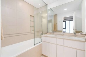 Shower, hair dryer