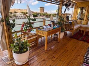 Free daily buffet breakfast - Dahabiya Nile sailing Luxor to Aswan  (Luxor)