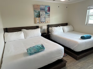 2 chambres, fer et planche Ă repasser, Wi-Fi, draps fournis