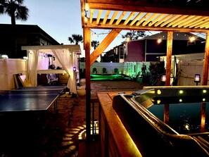 Idromassaggio all'aperto