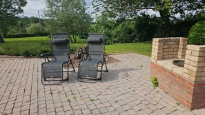 Terrace/patio - House for 4 people in the Boulonnais region, near Desvres and 20 km from Boulogne-Sur-Mer. (WIRWIGNES)