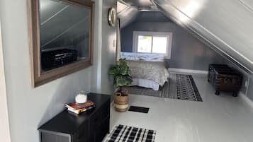 2 bedrooms, iron/ironing board, travel crib, WiFi