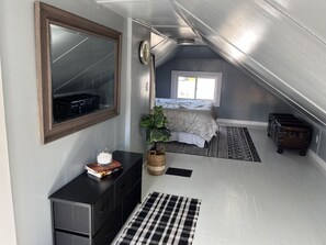 2 bedrooms, iron/ironing board, travel crib, WiFi