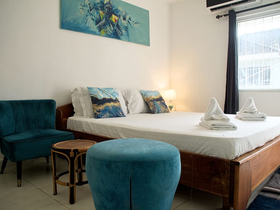 Deluxe Double Room, Pool View | Blackout curtains, soundproofing, iron/ironing board, free WiFi