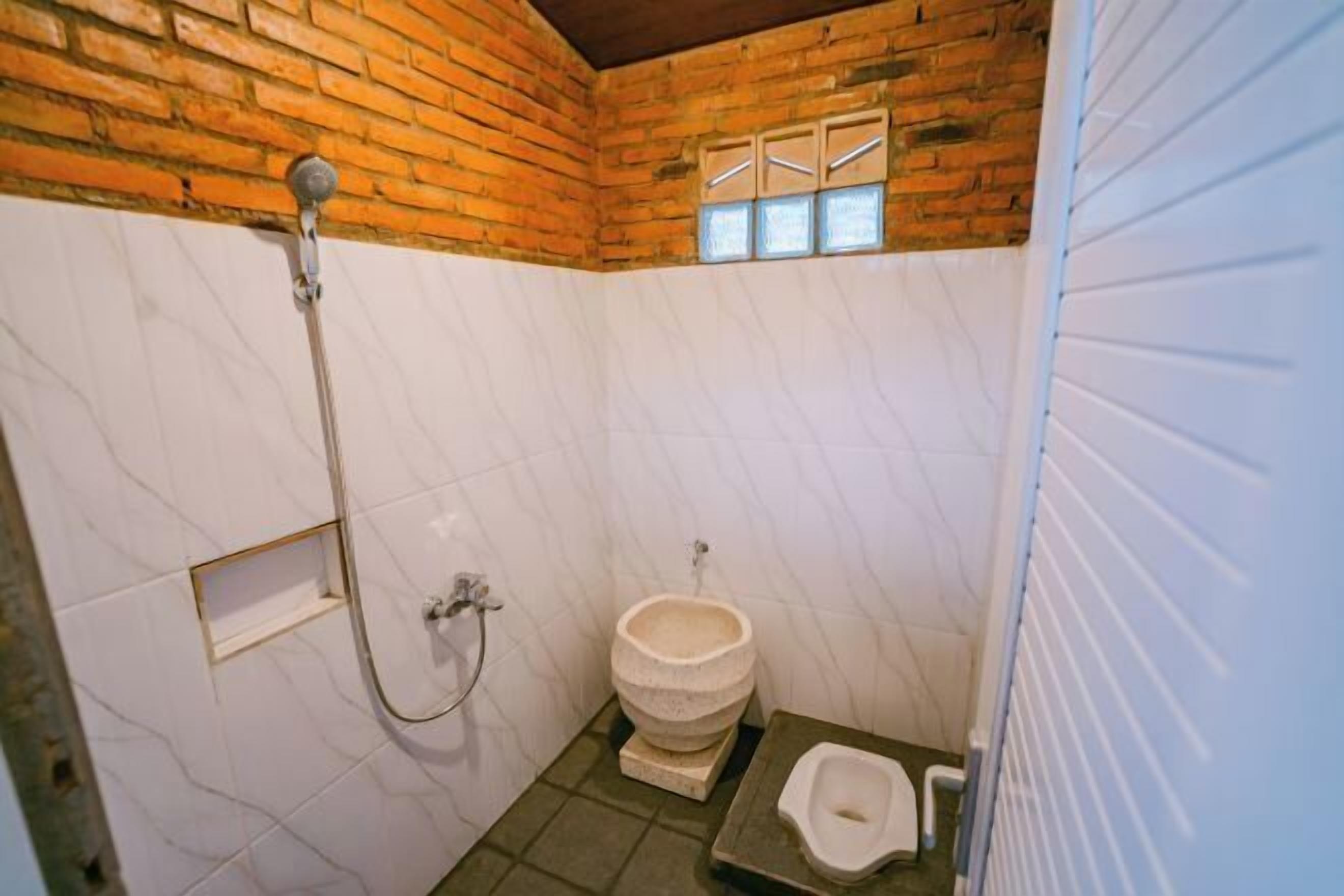 Bathroom | Shower, slippers, towels, soap