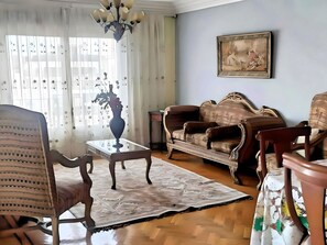 Apartment, 4 Bedrooms, Smoking, Balcony | Living room - Charming 4 Room Apartment in Nasr City, Cairo (Cairo)