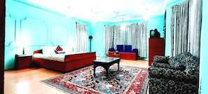 Suite, Lake View | Desk, blackout curtains, soundproofing, iron/ironing board - aman palace hotel srinagar  (Srinagar)