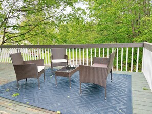 Property grounds - NEW! Meredith Town & Trail Cottage - walkable to water/downtown, dogs ok! (Meredith)