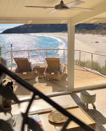 Terrace/patio. Kangaro island South Australia Tesla Charge Full Board Exceptional Luxury