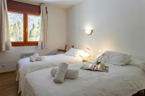 2 bedrooms, iron/ironing board, free WiFi, bed sheets