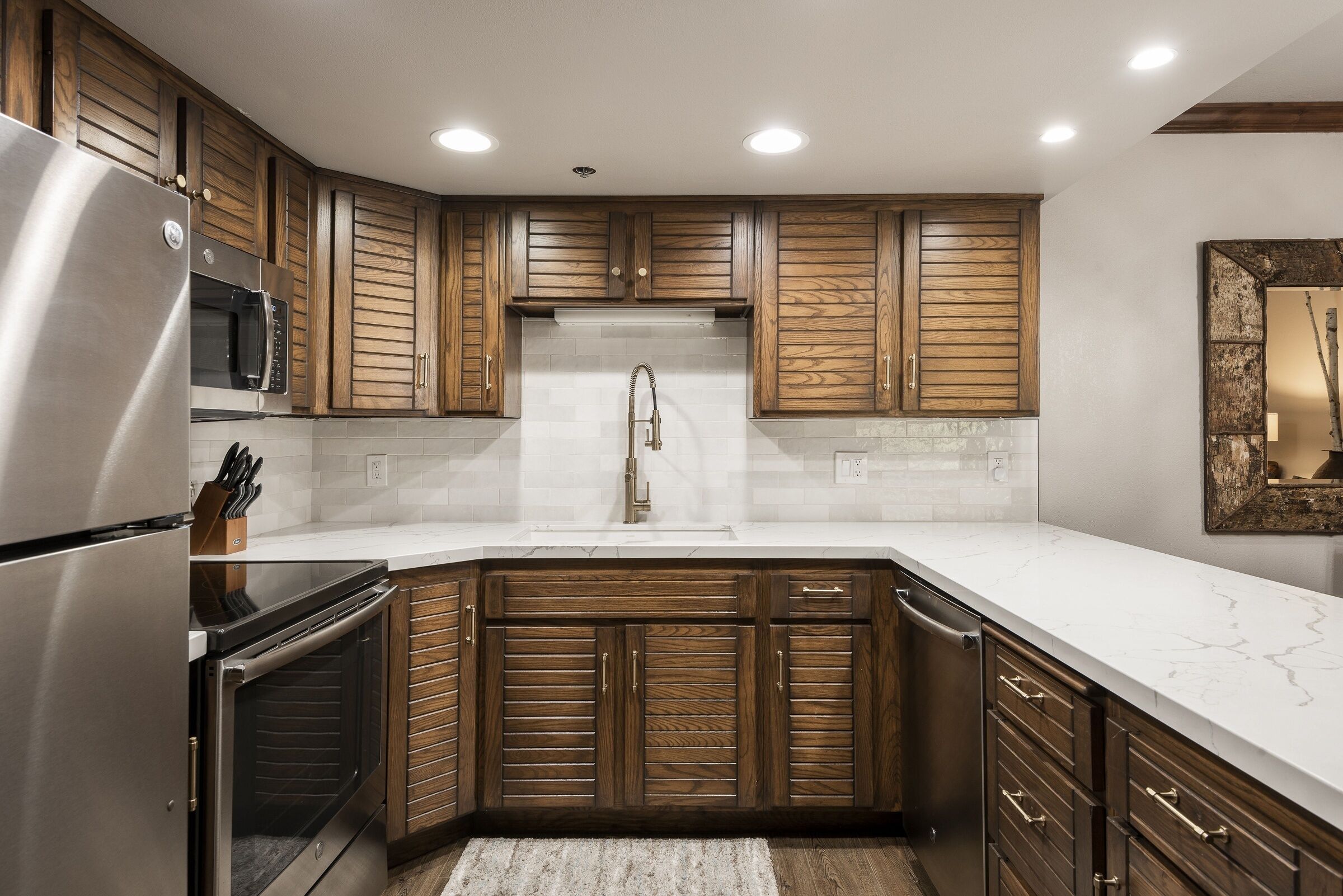 Condo, 2 habitaciones | Cocina privada | Refrigerador, cafetera y tetera y tostadora 