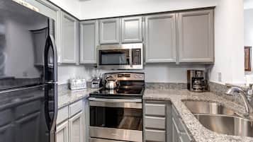 Condo, 2 Bedrooms | Private kitchen | Fridge, coffee/tea maker, toaster