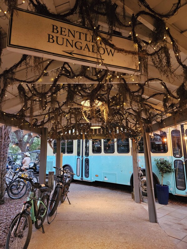 Overnattingsstedets uteområder