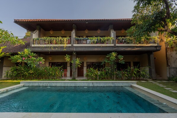 Fassade der Unterkunft