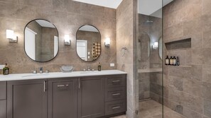 Shower, towels