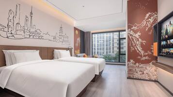 Luxury Twin Room, Non Smoking, City View | 1 bedroom, in-room safe, free WiFi