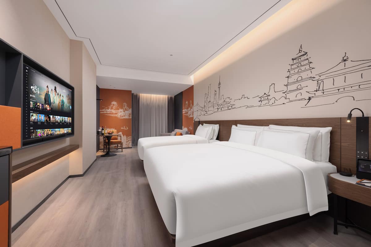 Family Triple Room, Multiple Beds, Non Smoking, Courtyard View