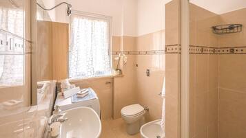 Shower, hair dryer, bidet