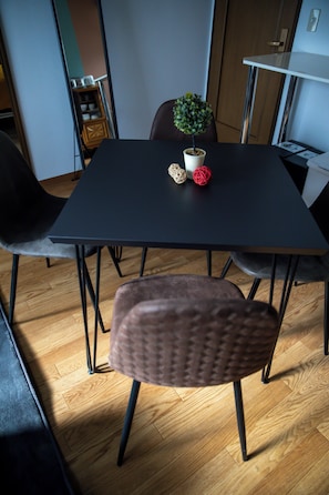 Opções para refeição no quarto