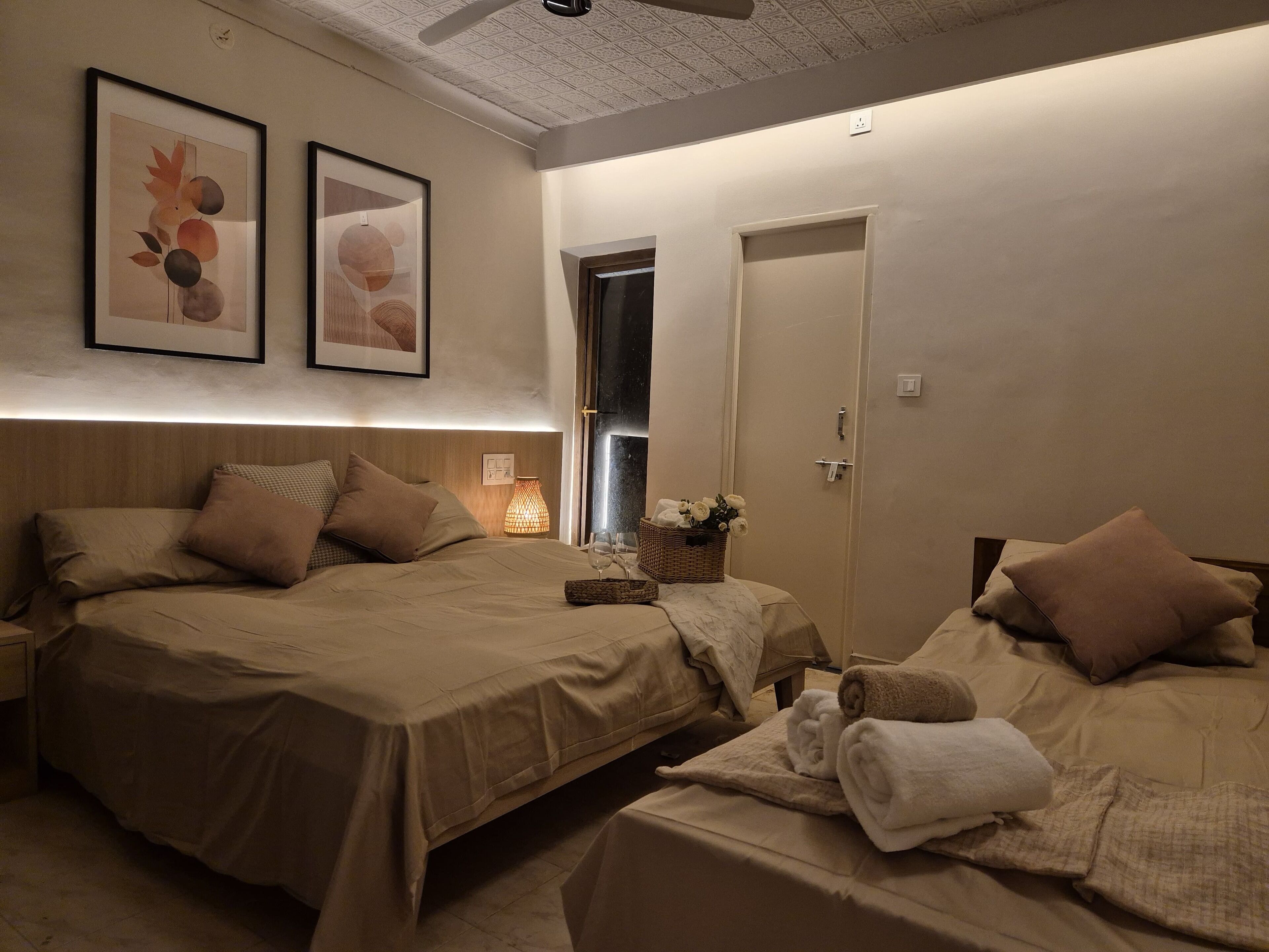 3 間睡房、熨斗/熨衫板、Wi-Fi、床單