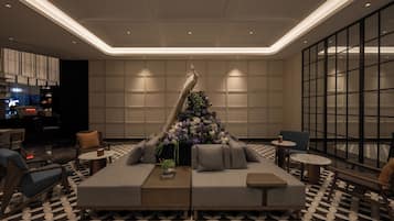 Sitteområde i lobbyen