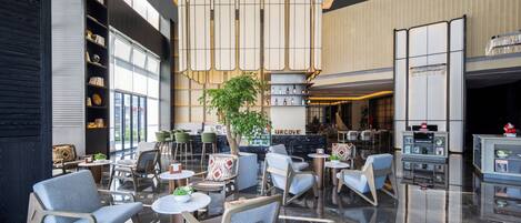 Sala de estar en el lobby