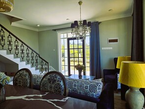 Villa, Multiple Beds, Balcony, Mountain View | Living area | 49-inch flat-screen TV with cable channels, MP3 dock - Private Villa by the Tea Estate (Nuwara Eliya)