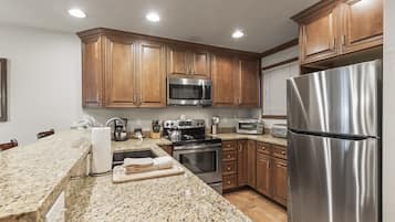 Condo, 2 Bedrooms | Private kitchen | Fridge, coffee/tea maker, toaster