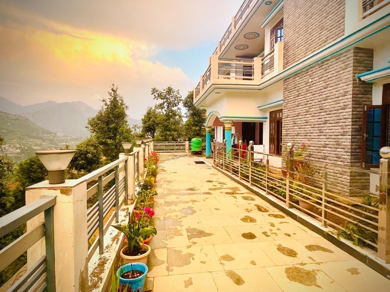 Façade de l’hébergement