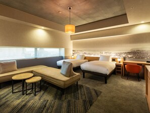 Habitación, para no fumadores (Corner Suite) | Wifi gratis y ropa de cama 