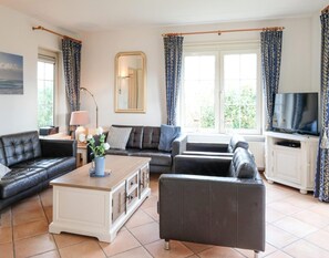 Luxury House, 4 Bedrooms | Living area - Holiday Retreat, Near Forest (Sint Maartensvlotbrug)