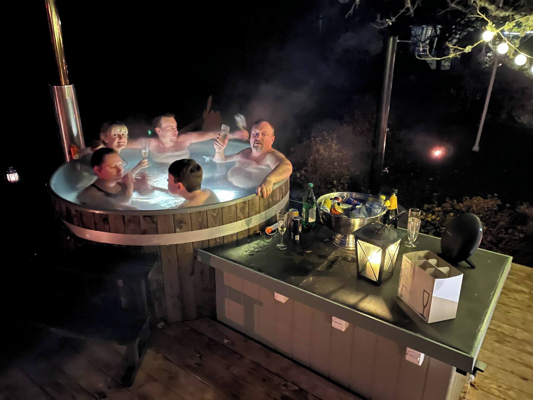 Bain à remous extérieur