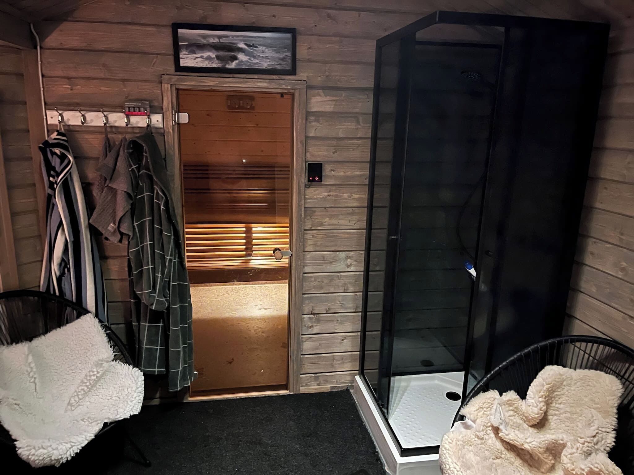 บ้านพัก, 2 ห้องนอน, ระเบียง, วิวสวน | ภายใน