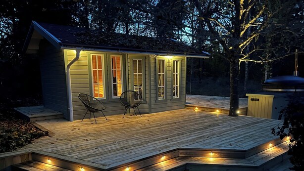 Ferienhaus, 2 Schlafzimmer, Balkon, Gartenblick | Terrasse/Patio