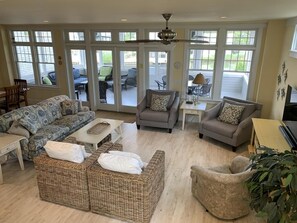 TV - Superb single family on a lagoon in Harvey Cedars (Harvey Cedars)