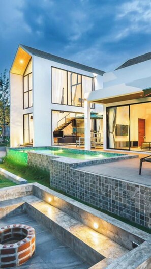 1 bedroom, desk, rollaway beds, free wired Internet - 8 Pool Villas (Pak Chong)