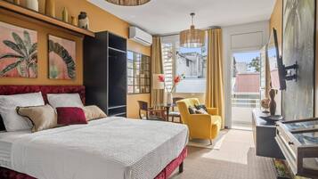 2 slaapkamers, een bureau, een strijkplank/strijkijzer, gratis wifi