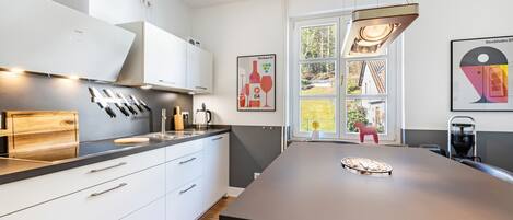 Kühlschrank, Ofen, Herdplatte, Geschirrspüler