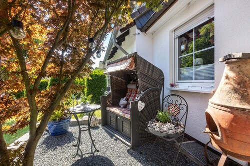 Ferienwohnung 'An Der Bieke' mit gemeinsamer Terrasse, gemeinsamem Garten und Wi-Fi