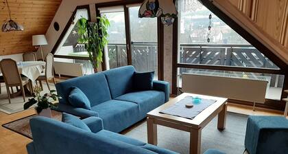 Ferienwohnung 'Am Patenberg' mit Bergblick, Balkon und Wi-Fi