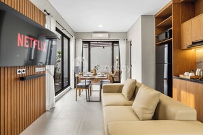 Villa, 2 Bedrooms, Resort View | Living area | Flat-screen TV