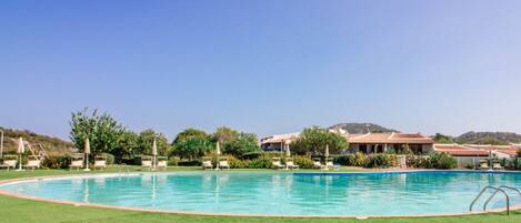 Et oppvarmet basseng